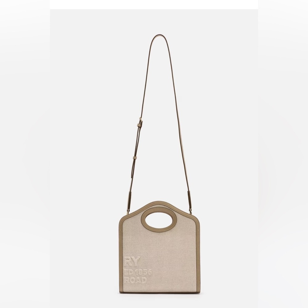 Authentic MINI HORSEFERRY LINEN COTTON CANVAS POCKET BAG - Picture 6 of 6